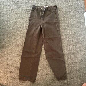 PacSun Women's Brown and Grey Jeans